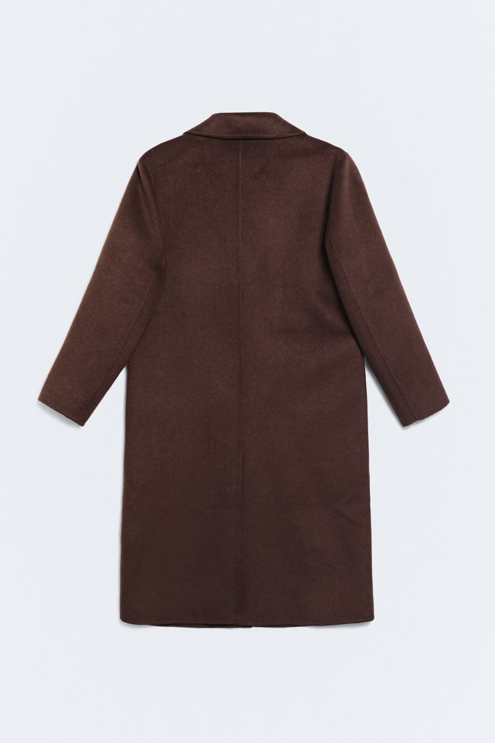 Abrigo ese O ese SOFIA marrón chocolate. - Imagen 1