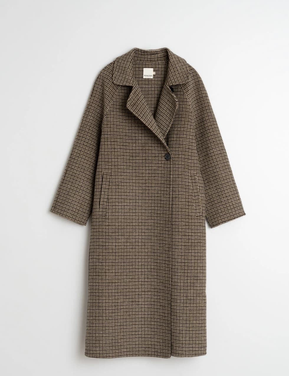 Abrigo Indi & Cold BY600 3/4 LANA cuadros verde - Imagen 5