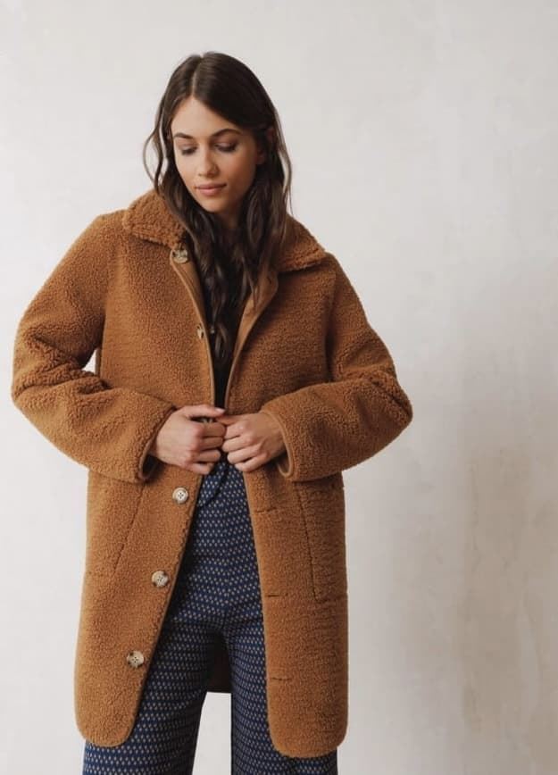 Abrigo Indi & Cold reversible camel largo - Imagen 1