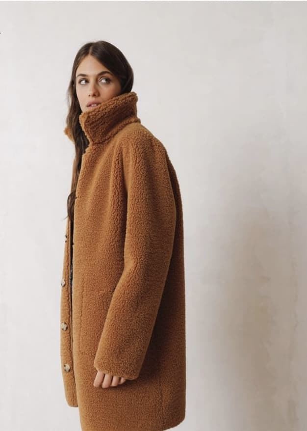 Abrigo Indi & Cold reversible camel largo - Imagen 2