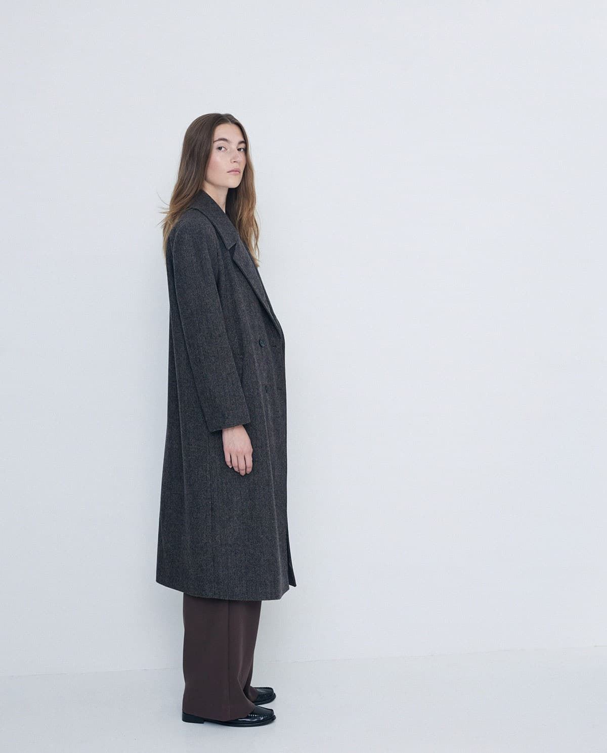 ABRIGO YERSE  ESPIGA GRIS OSCURO  Ref. 41610 - Imagen 2