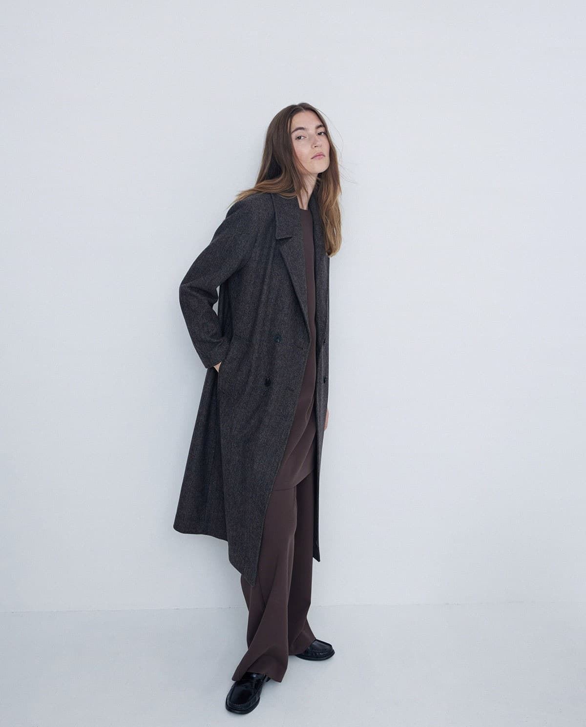 ABRIGO YERSE  ESPIGA GRIS OSCURO  Ref. 41610 - Imagen 6