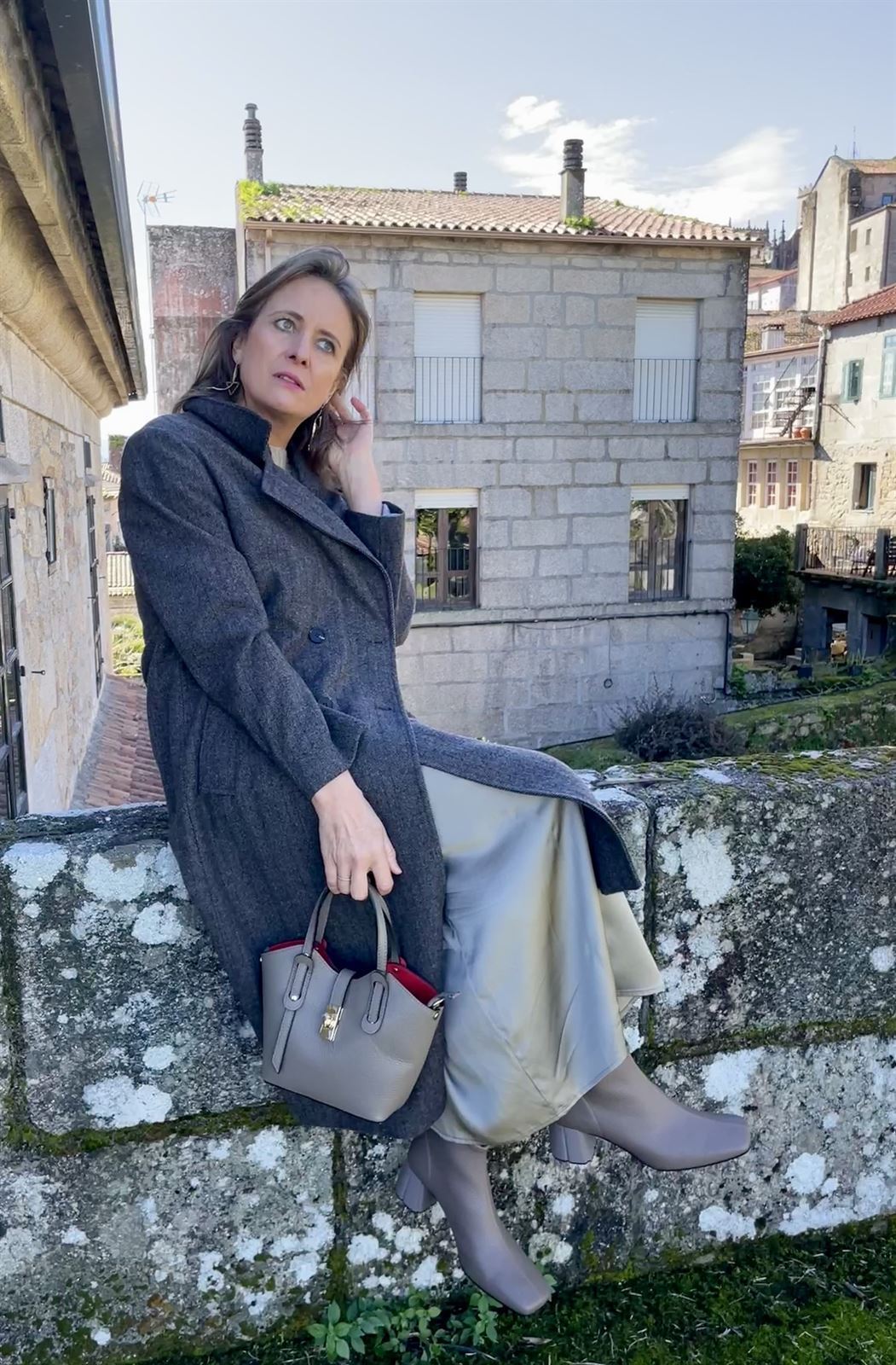 ABRIGO YERSE  ESPIGA GRIS OSCURO  Ref. 41610 - Imagen 7