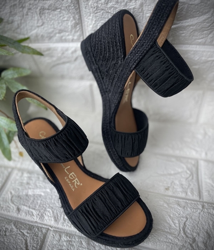 Alpargata Casteller 603 elastico negra - Imagen 1