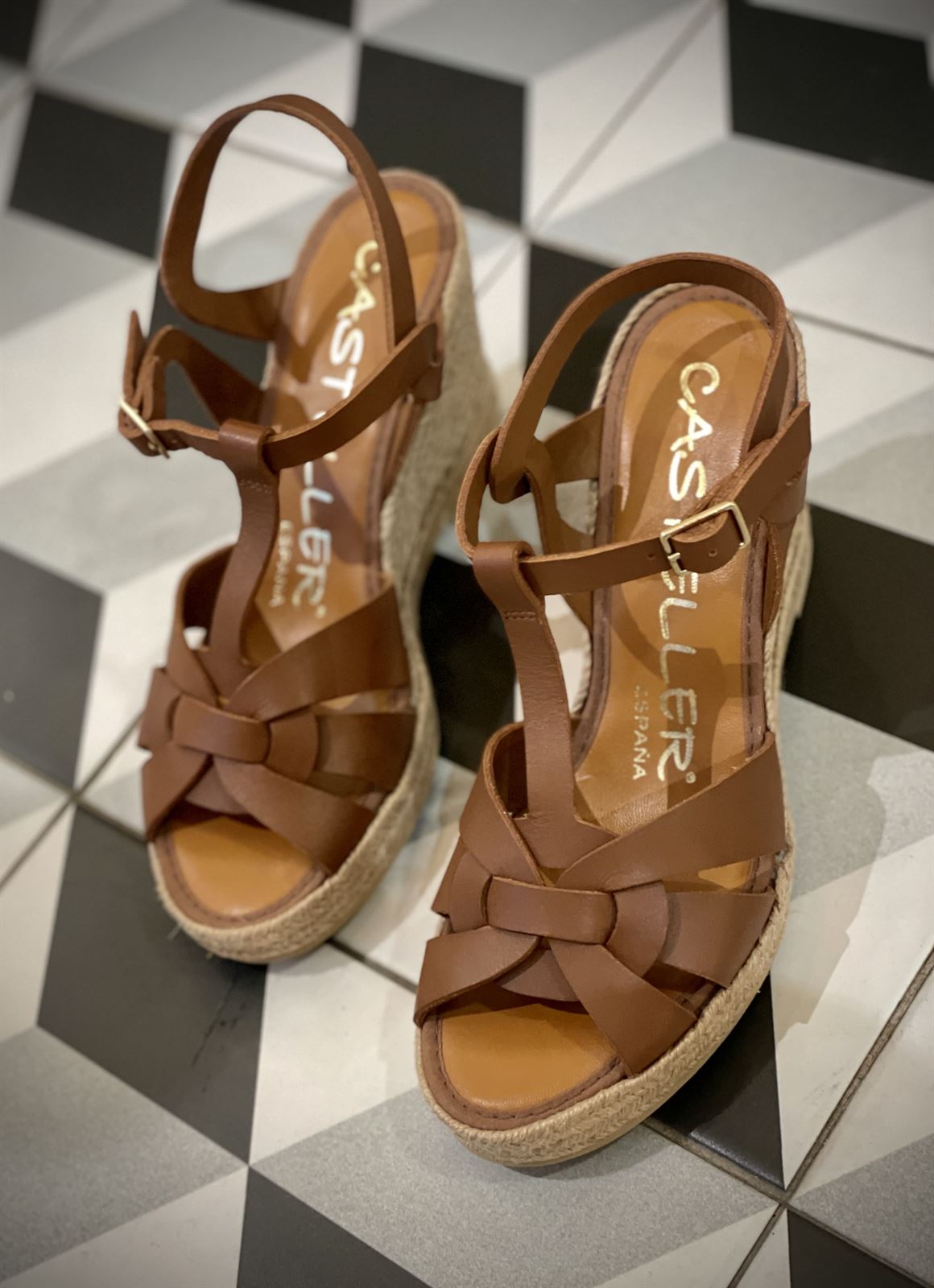 Alpargata Casteller 715 vacuno cuero - Imagen 2