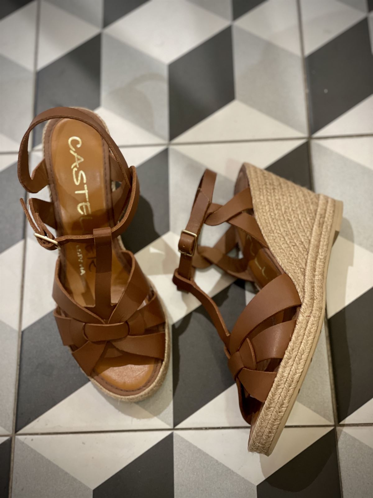 Alpargata Casteller 715 vacuno cuero - Imagen 4