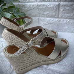 Alpargata Casteller 866 vestir doradas champagne - Imagen 1