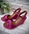 Alpargata Casteller 874 yute y piel fucsia - Imagen 2