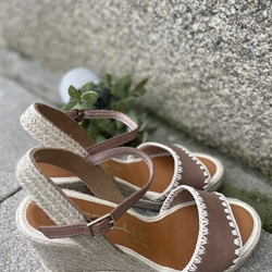 Alpargata Casteller 884 cuero natural - Imagen 1