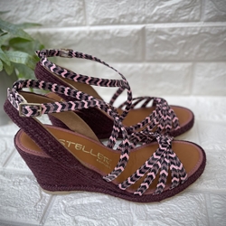 Alpargata Casteller 885 granates / morados / lilas - Imagen 2