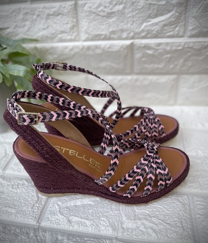 Alpargata Casteller 885 granates / morados / lilas - Imagen 2