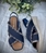 Alpargata Casteller 895 / Panama Navy – Fleco Taupe - Imagen 1