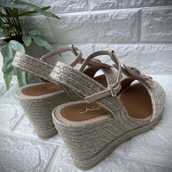 Alpargata Casteller 931 trenza flor nude - Imagen 2