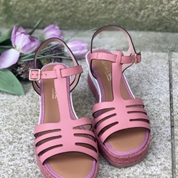 Alpargata Casteller 974 vaqueta coral rosita - Imagen 2