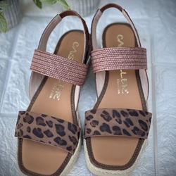 Alpargata Casteller ANYELACA ptint leopardo - Imagen 2