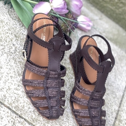 Alpargata Casteller cangrejera yute chocolate - Imagen 2