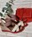 Alpargata cuña Casteller elastico bicolor rojo - Imagen 2