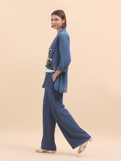 Americana blazer Nice Things vaquera rayas - Imagen 8