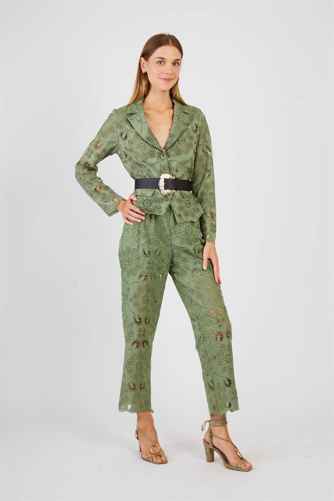 Americana Derhy JENNIFER encaje verde - Imagen 5