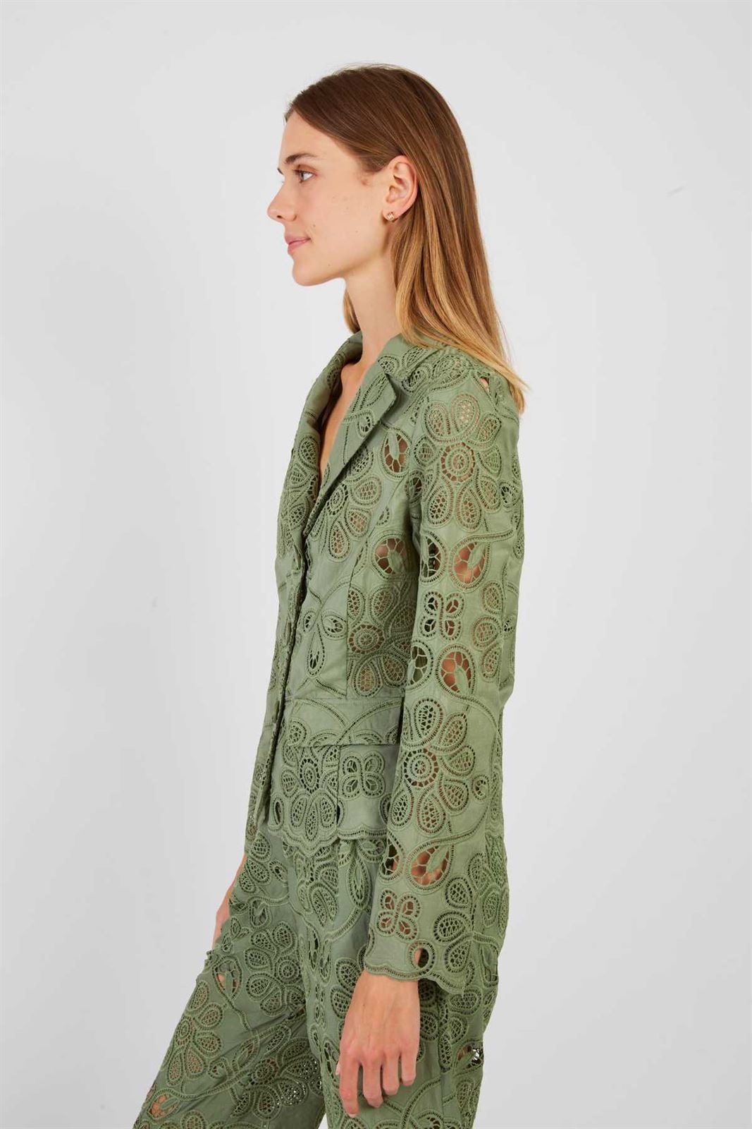 Americana Derhy JENNIFER encaje verde - Imagen 7