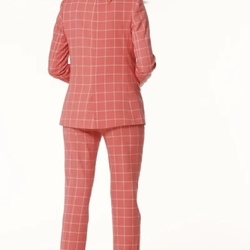 Americana Oky BADON-8 cuadros rosa - Imagen 2