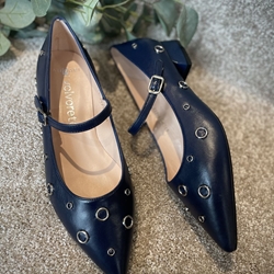 Bailarina Angari soft aretes azul marino - Imagen 2