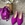 Bailarina candelitas tachas magenta - Imagen 1