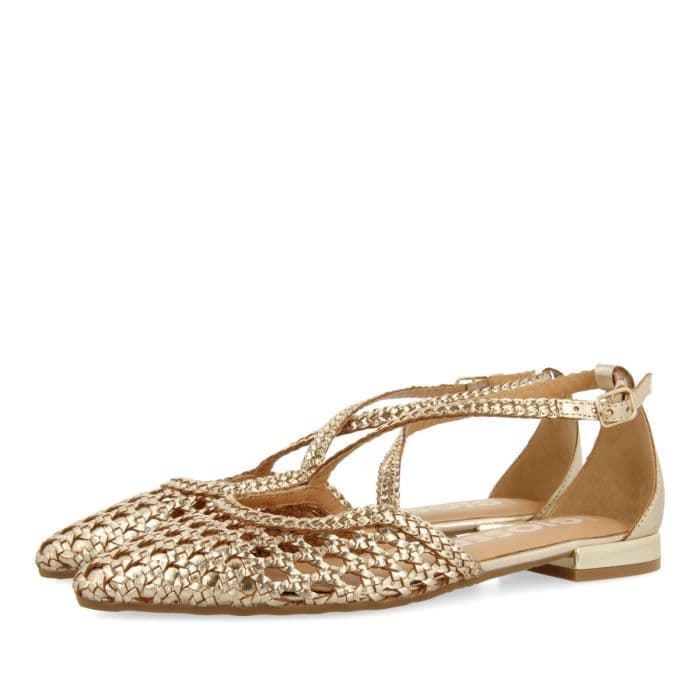 Bailarina Gioseppo LESKOVIC trenzada PLATINO ORO - Imagen 1