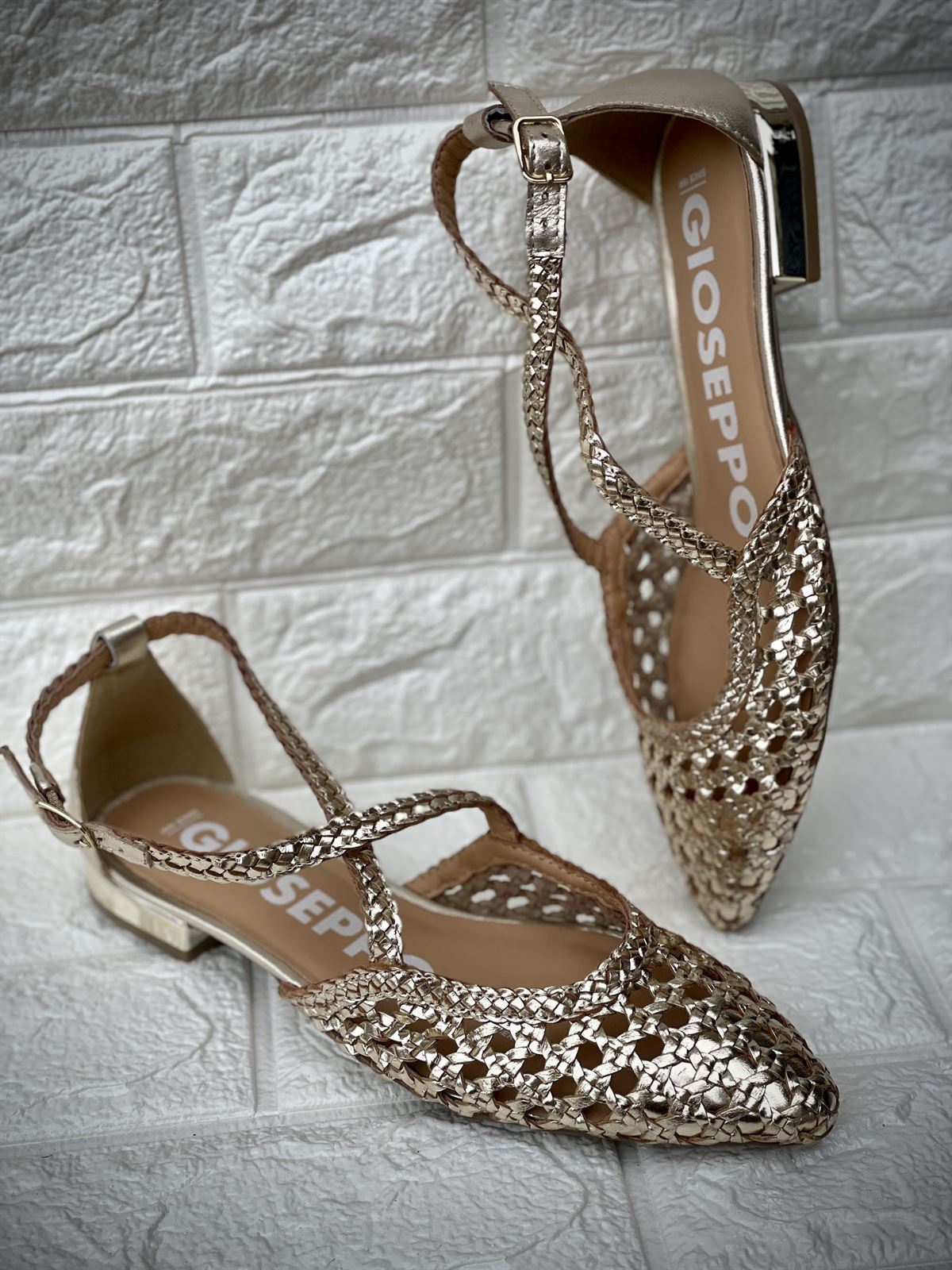 Bailarina Gioseppo LESKOVIC trenzada PLATINO ORO - Imagen 5