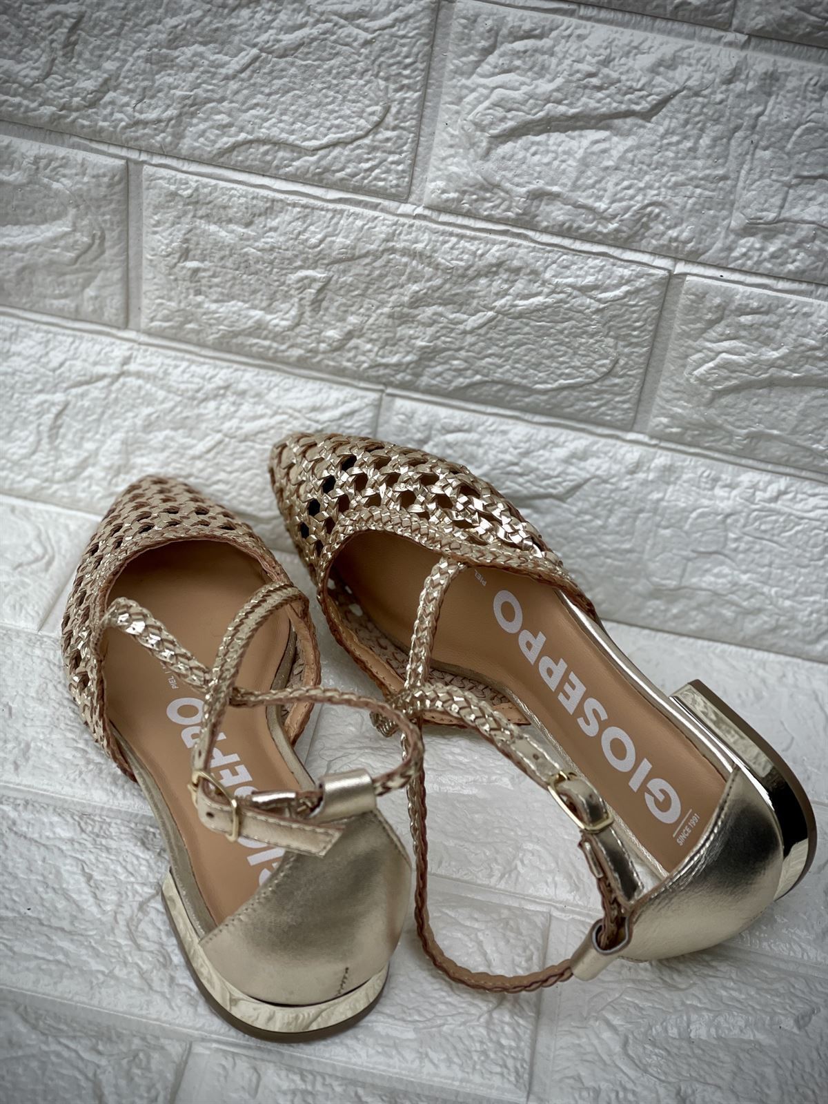 Bailarina Gioseppo LESKOVIC trenzada PLATINO ORO - Imagen 6