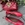Bailarina roja mirai cadeneta - Imagen 1