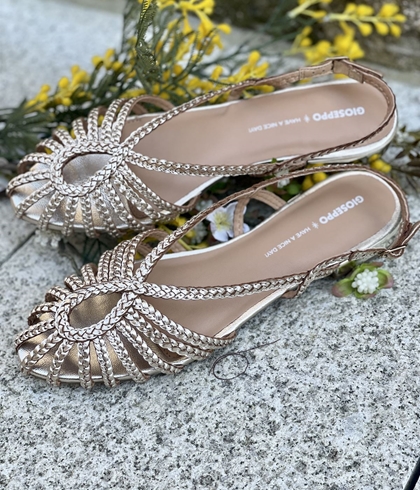 BAILARINAS Cangrejeras GIOSEPPO HINGHAM 75440 oro clarito - Imagen 1