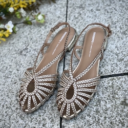 BAILARINAS Cangrejeras GIOSEPPO HINGHAM 75440 oro clarito - Imagen 2