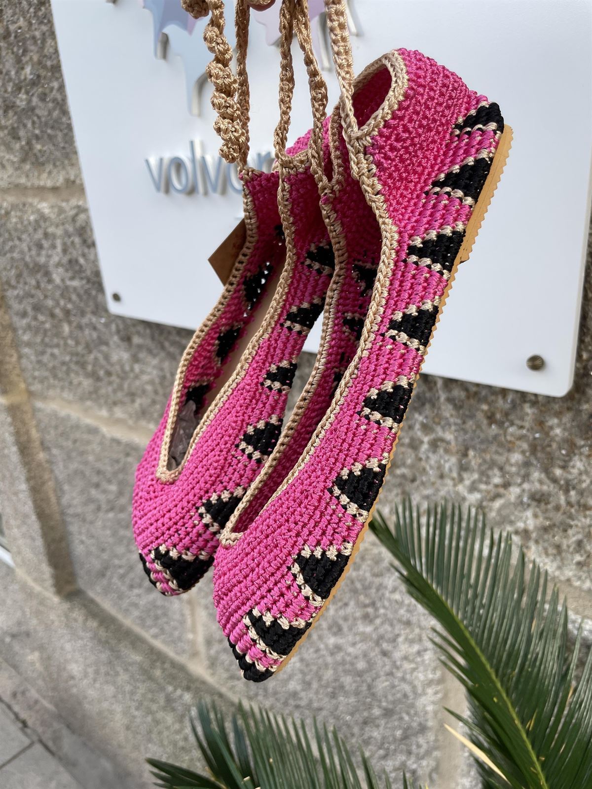 Bailarinas Crochet Mujer Artesanas Plantilla en
