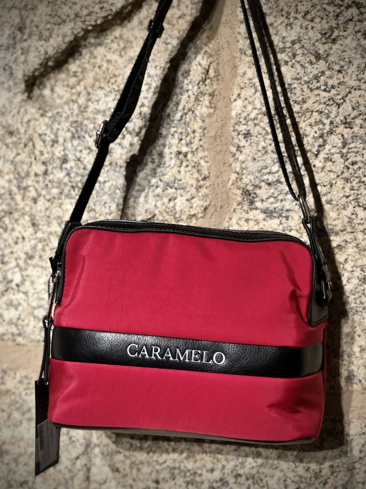 Bandolera Caramelo mediana roja - Imagen 1