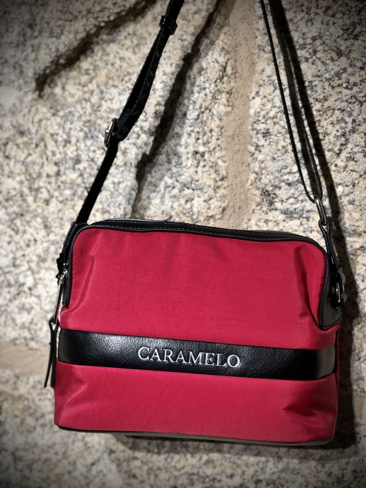 Bandolera Caramelo mediana roja - Imagen 3