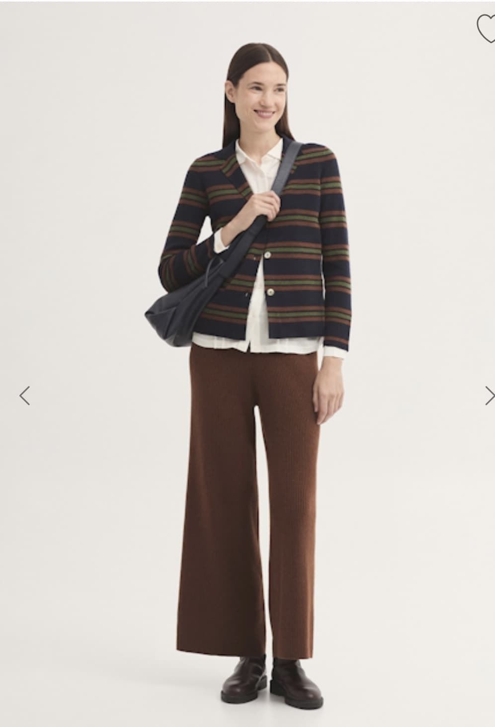 Blazer chaqueta nice things punto rayas tricolor - Imagen 1