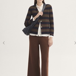 Blazer chaqueta nice things punto rayas tricolor - Imagen 1