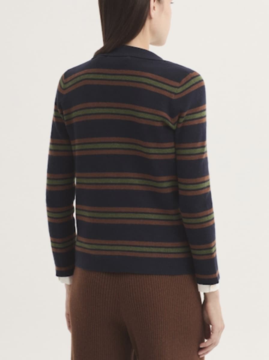 Blazer chaqueta nice things punto rayas tricolor - Imagen 4