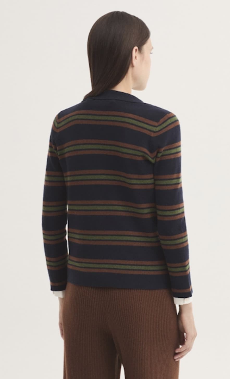 Blazer chaqueta nice things punto rayas tricolor - Imagen 5