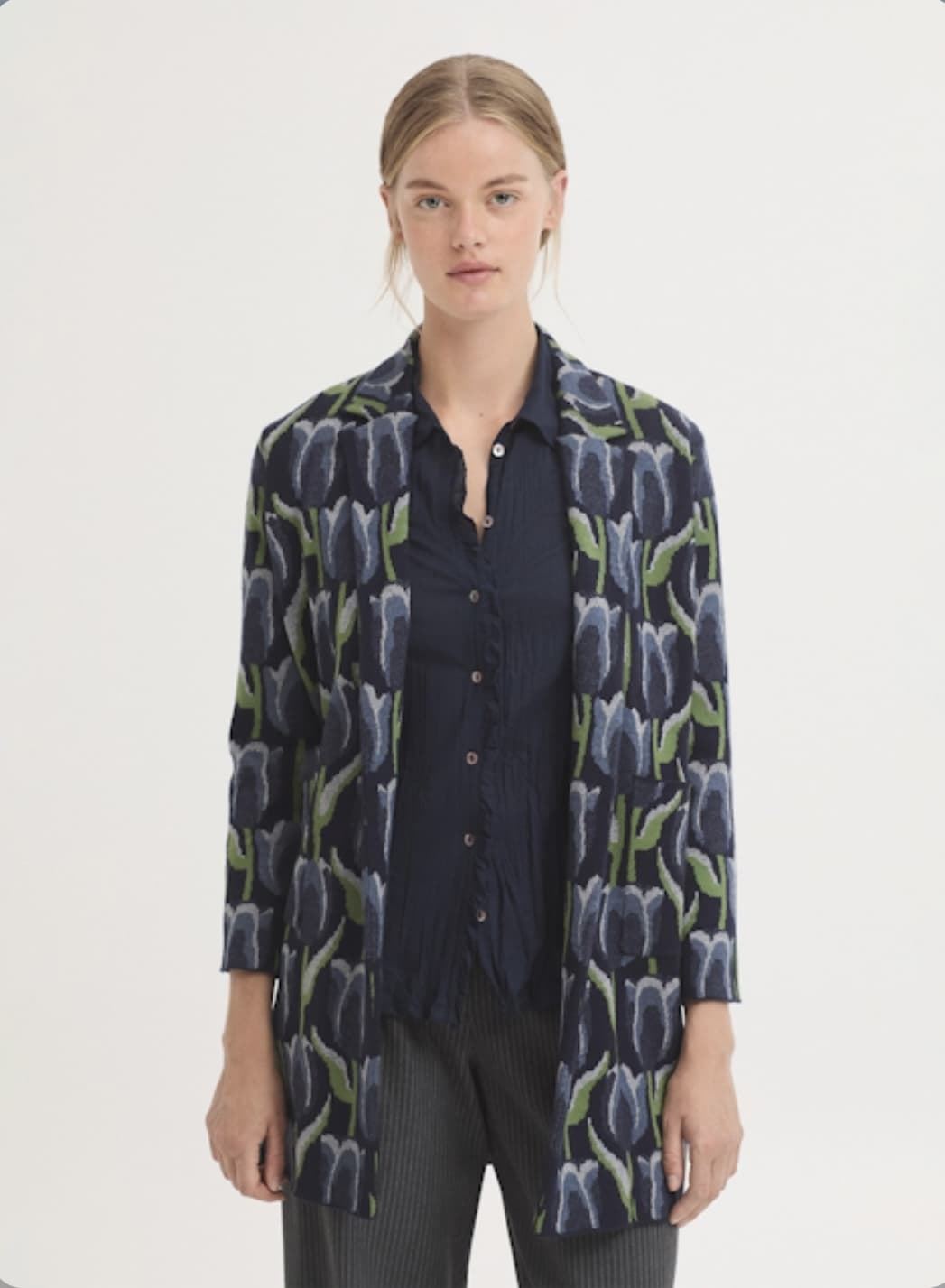 Blazer nice things jacquard de punto - Imagen 1