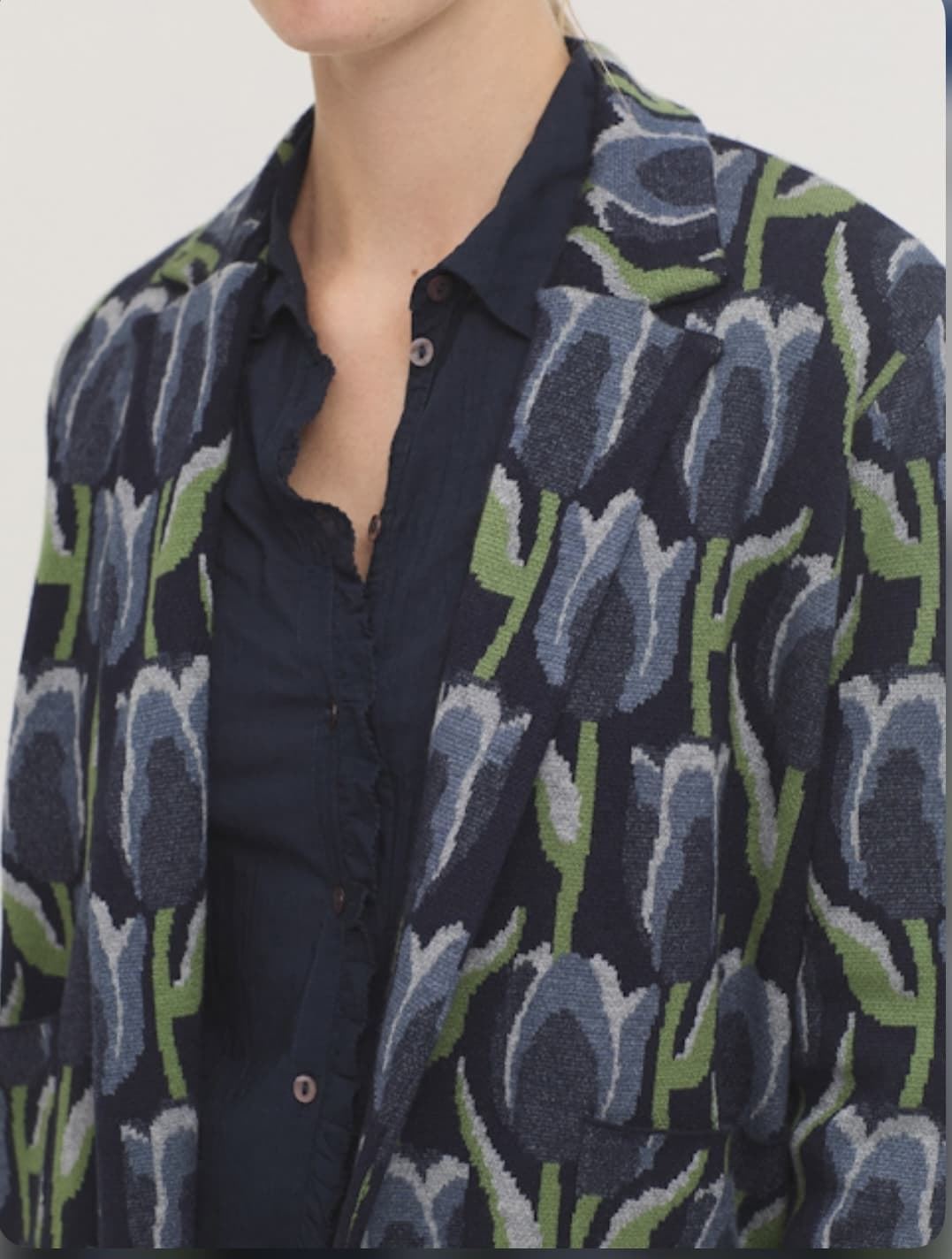 Blazer nice things jacquard de punto - Imagen 3