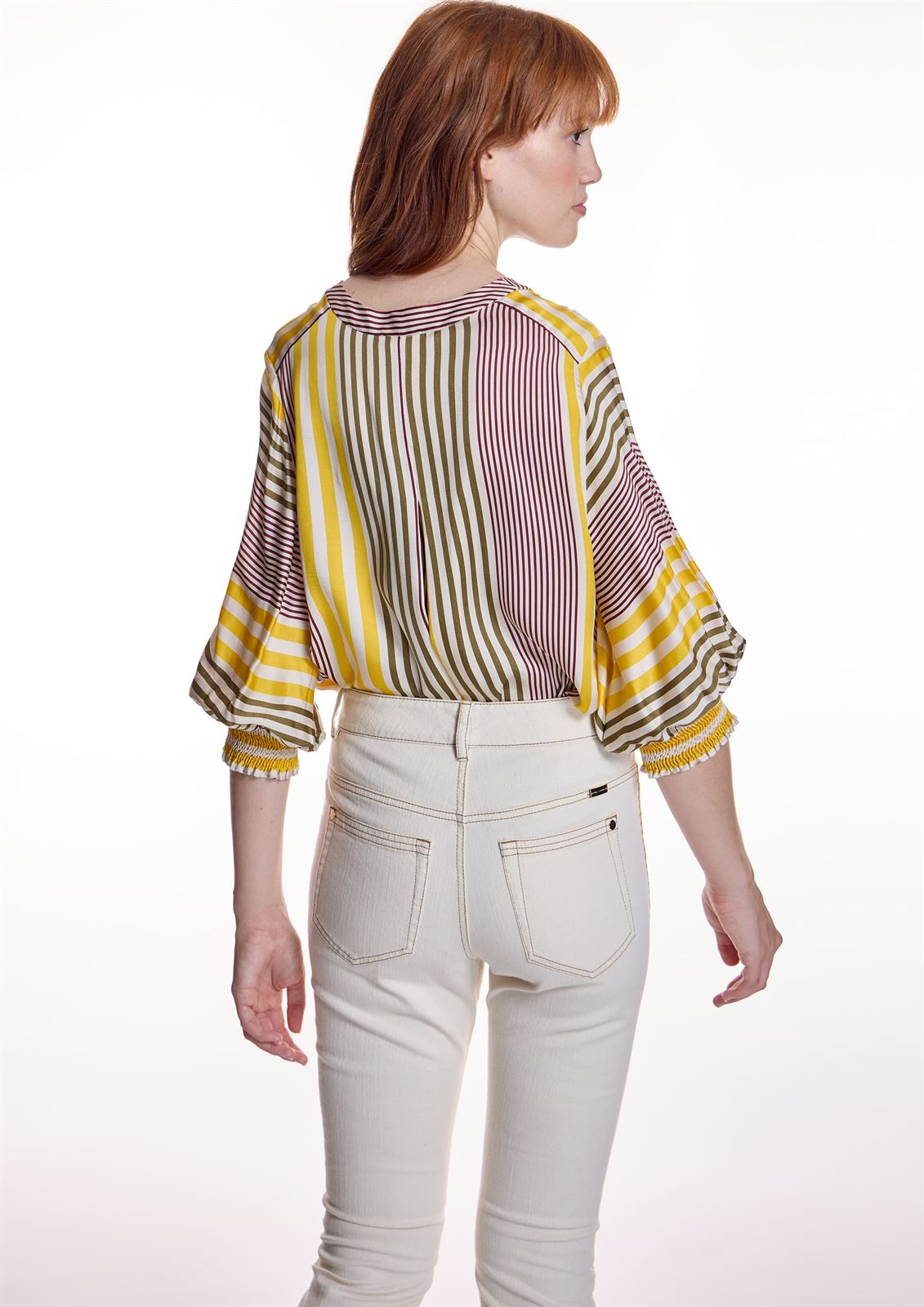 Blusa ALBA CONDE 13O2 MULTICOLOR DE RAYAS - Imagen 4