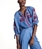 BLUSA ALBA CONDE 2304 DENIM BORDADA - Imagen 1
