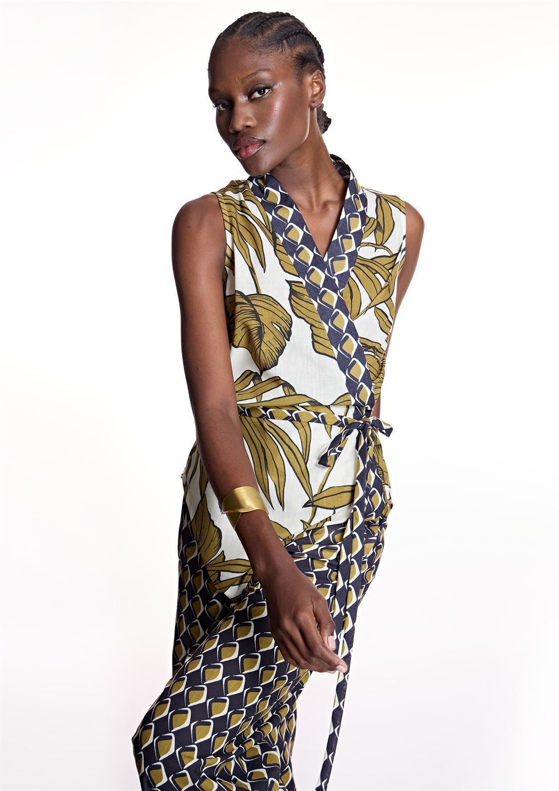 Blusa Alba Conde 2317 traspaso dos estampados - Imagen 5