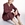 BLUSA ALBA CONDE 5300 PLISADA GRANATE - Imagen 1