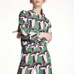 Blusa Alba Conde 5307 ESTAMPADO PINGÜINOS - Imagen 2