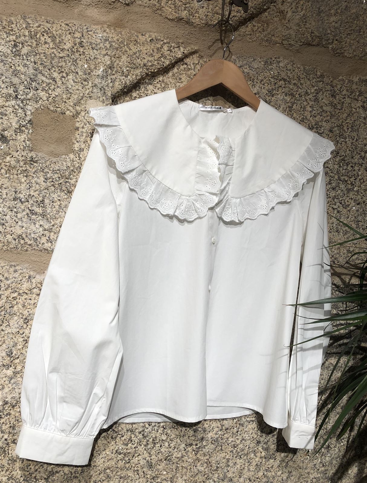 Blusa bobo blanca - Imagen 3