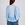 Blusa Derhy BALLADE bordada azul cielo - Imagen 2