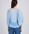 Blusa Derhy BALLADE bordada azul cielo - Imagen 2